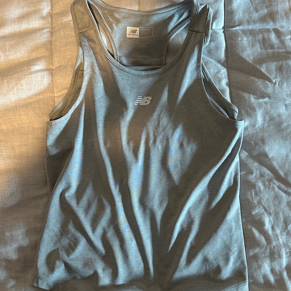 New Balance Light Gray Athletic Tank